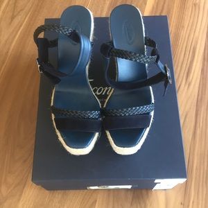 Faconnable Navy Sandals Size 38